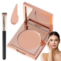 Velare CC Undereye Corrector with Brush - 12H Crease-Proof, Sweat Resistant Formula for Instant Dark Circle Blurring (01)